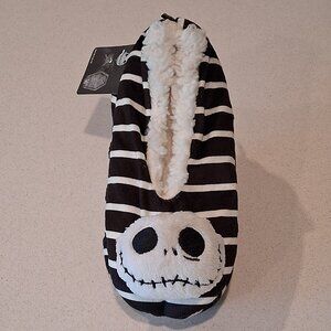 Disney Jack Skeleton Nightmare Before Christmas Slippers Women's Size S/M